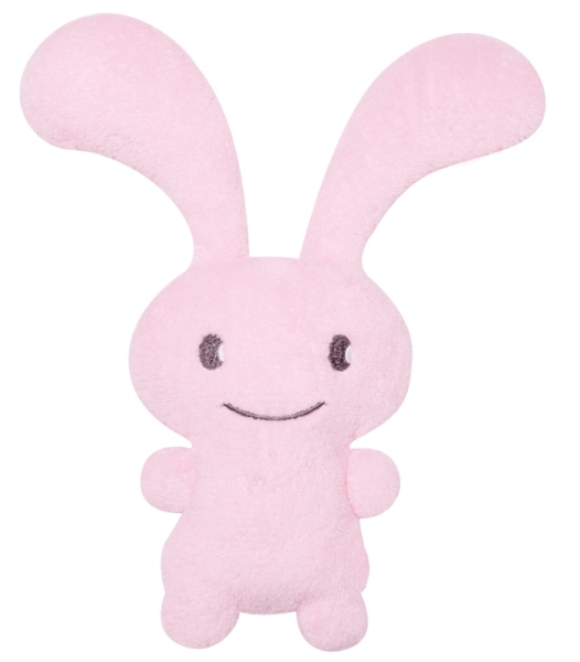 Trousselier Peluche Hochet Funny Bunny Rose 24 cm